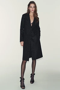 MANTEAU DOUX PAILLETTES