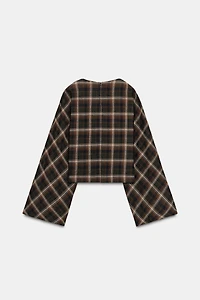 HAUT À CARREAUX EN COTON