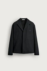 RELAXED FIT POCKET OVERSHIRT