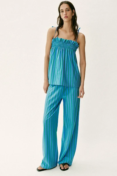 STRIPED PALAZZO PANTS