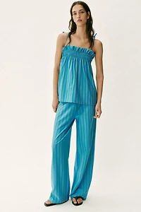 STRIPED PALAZZO PANTS