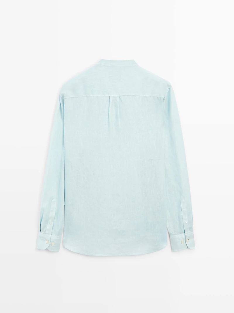 100% linen shirt