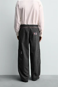 PANTALON CARGO À LACET CHAMPION ® X ZARA