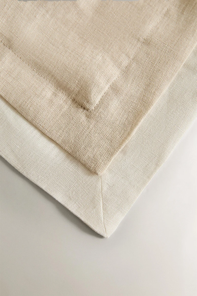 DOUBLE WOVEN LINEN TABLECLOTH
