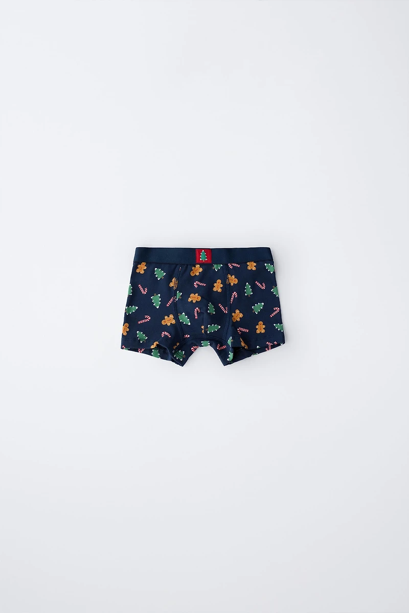 AGES 2-3/ THREE-PACK OF TREE AND COOKIE BOXERS