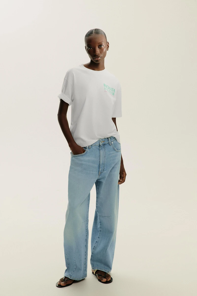 T-SHIRT IMPRIMÉ INSCRIPTION