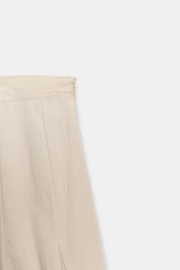 GODET MIDI SKIRT