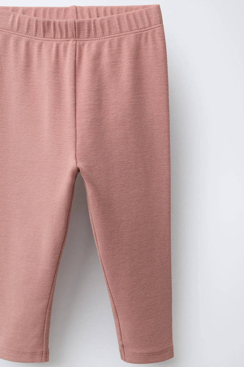 PLAIN SWEATSHIRT AND LEGGING SET