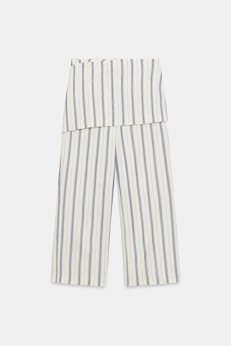 ZW COLLECTION STRIPED PAREO PANTS