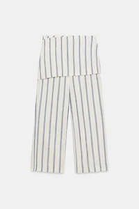 ZW COLLECTION STRIPED PAREO PANTS