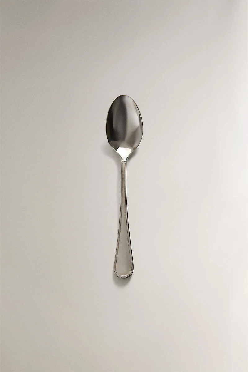 SHINY STEEL DESSERT SPOON