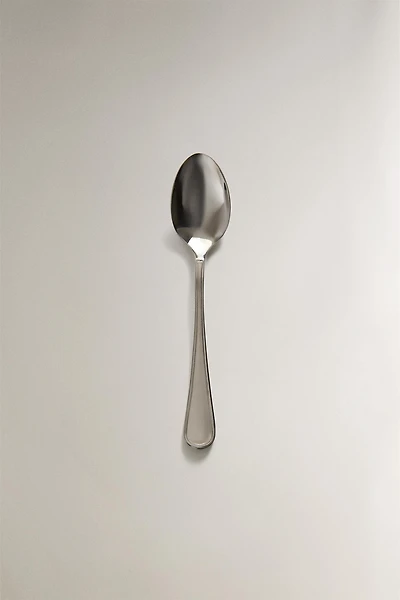 SHINY STEEL DESSERT SPOON