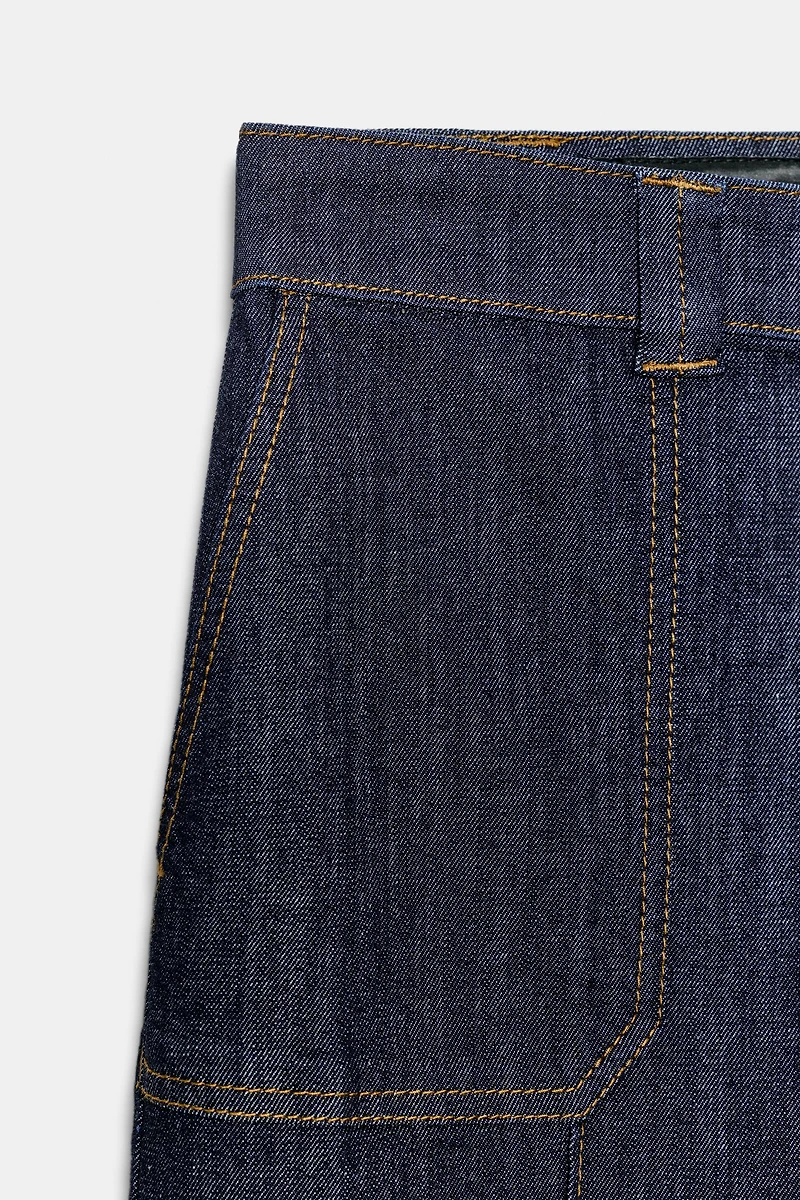 JEAN Z1975 JUPE-CULOTTE TAILLE NORMALE