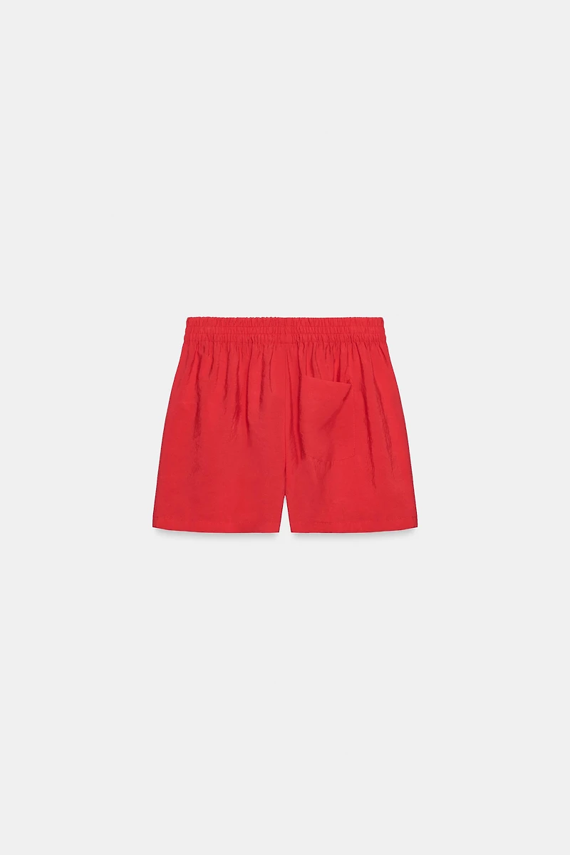 FLOWY SHORTS WITH ELASTIC WAIST
