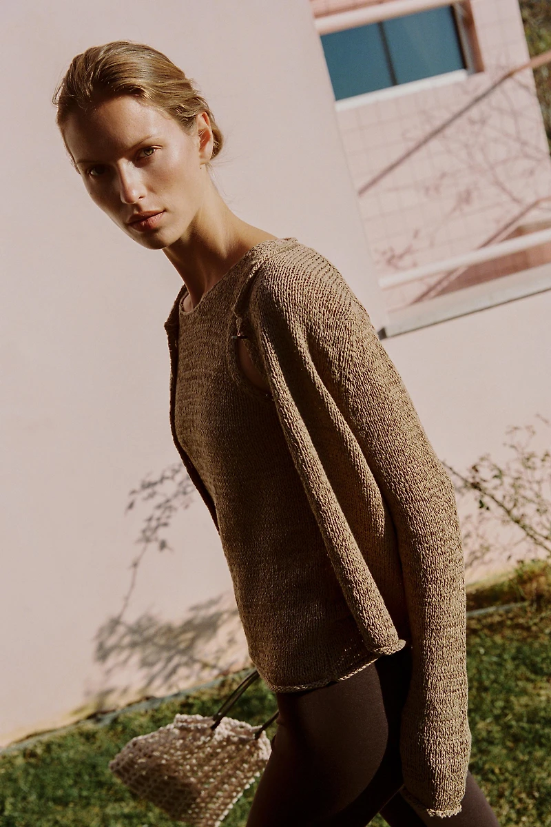 CHUNKY KNIT CARDIGAN