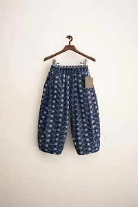 ZARA TIMELESS - EMBROIDERED FLORAL BAGGY PANTS
