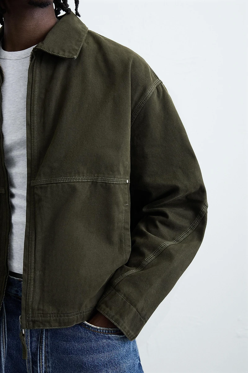 WASHED RELAXED FIT JACKET