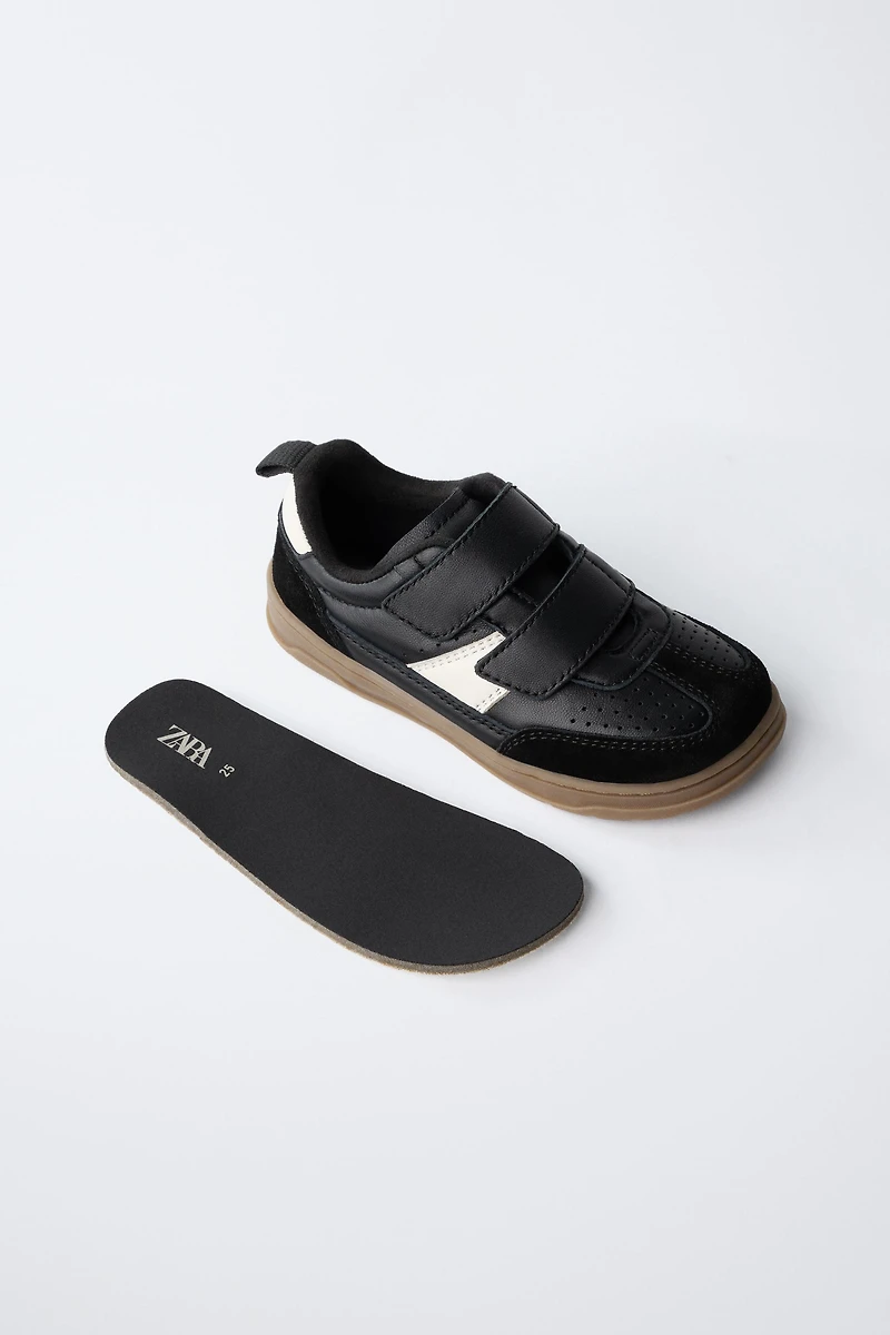 LEATHER BAREFOOT STRAP SNEAKERS