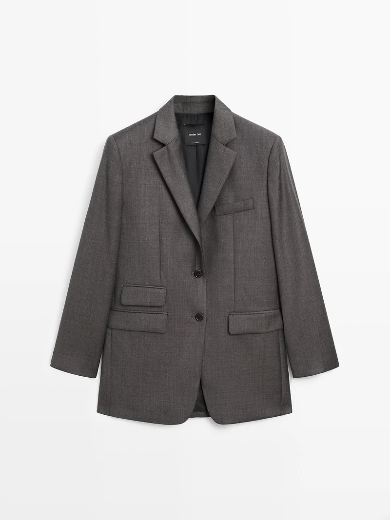 Veste de tailleur en laine