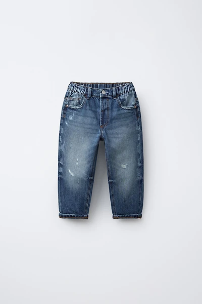 RIPPED BAGGY JEANS