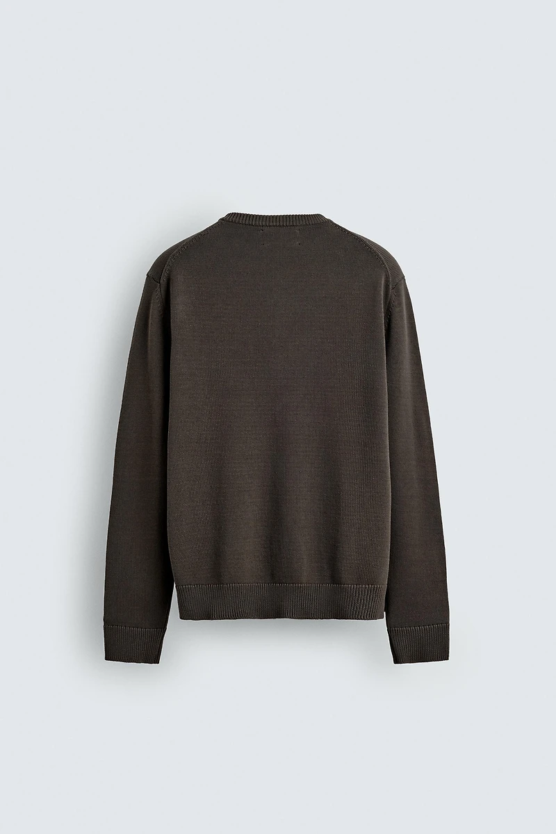 REGULAR FIT COTTON CARDIGAN