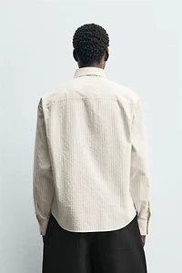 CHEMISE À RAYURES AVEC CRAVATE BIMATIÈRE
