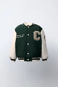 BLOUSON BOMBER À CAPUCHE AMOVIBLE INTÉRIEUR POLAIRE NYLON CAPIBARA CAPYFUN ©