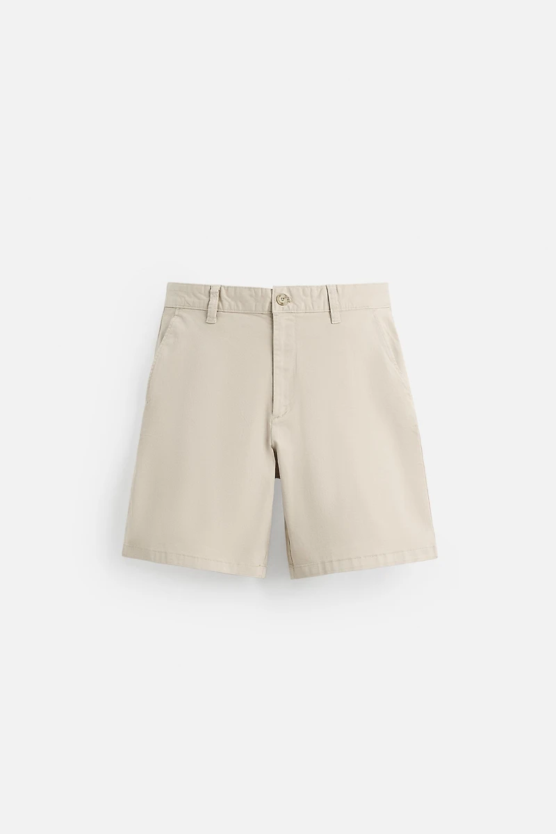 BERMUDA CHINO REGULAR FIT