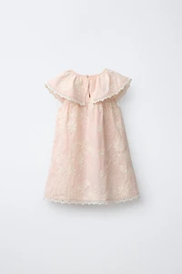 EMBROIDERED FLORAL DRESS
