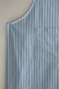 STRIPED COTTON APRON