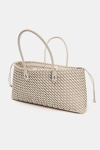 ELONGATED WOVEN SHOPPER
