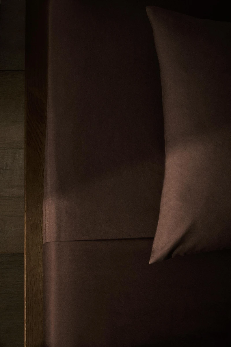 PERCALE FITTED SHEET | 11.8" THICK ( THREAD COUNT