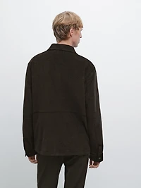 Corduroy jacket with pockets