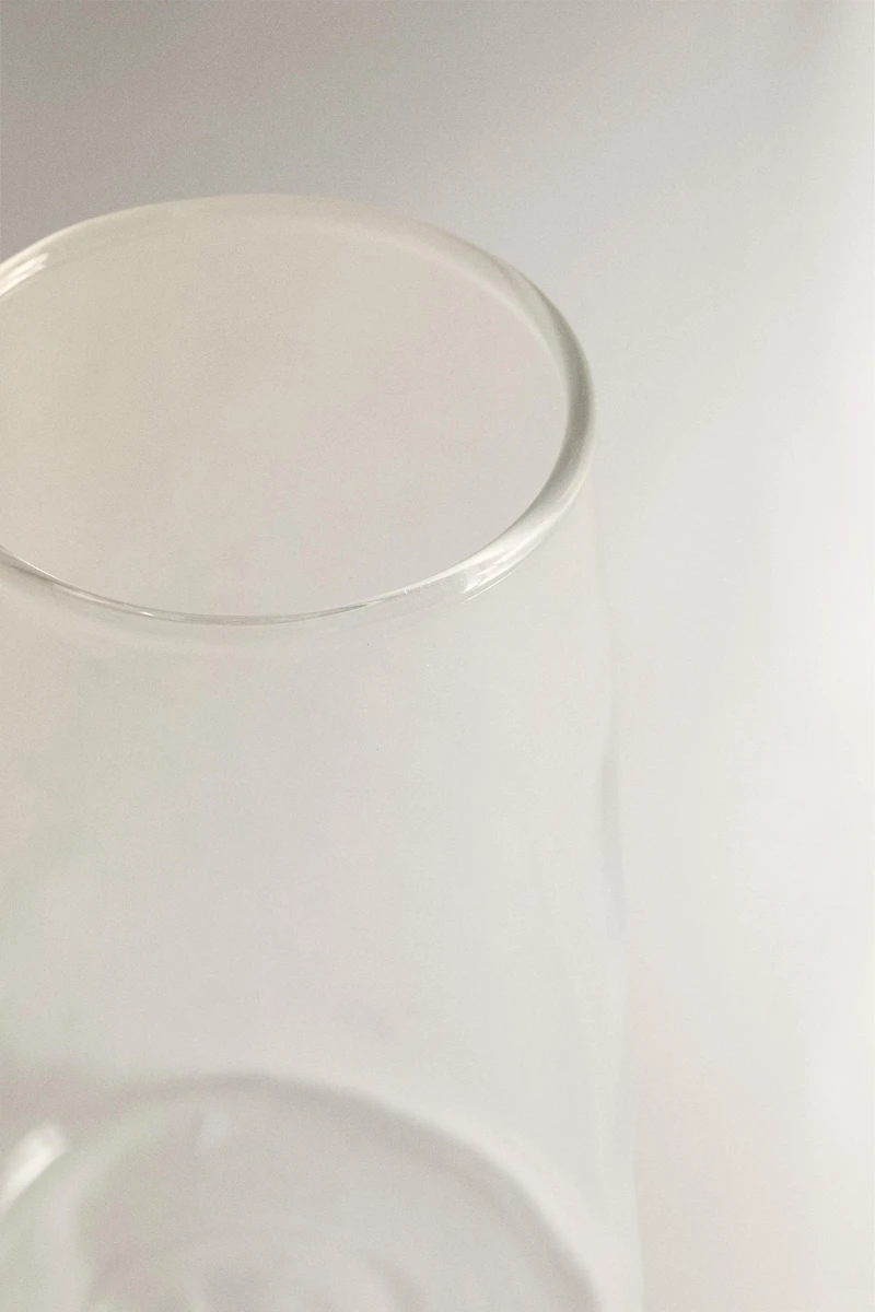 BOROSILICATE GLASS TOOTHBRUSH HOLDER