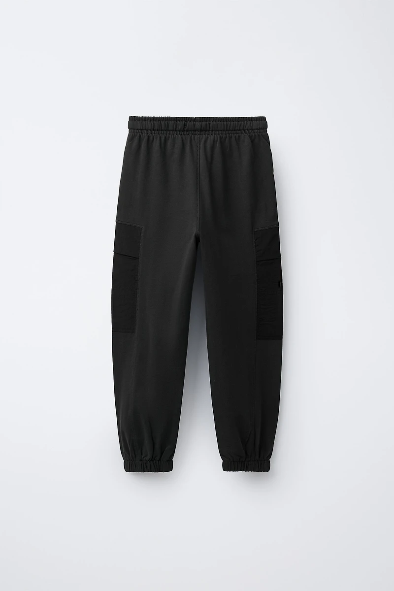 COMBINATION PLUSH JOGGER PANTS