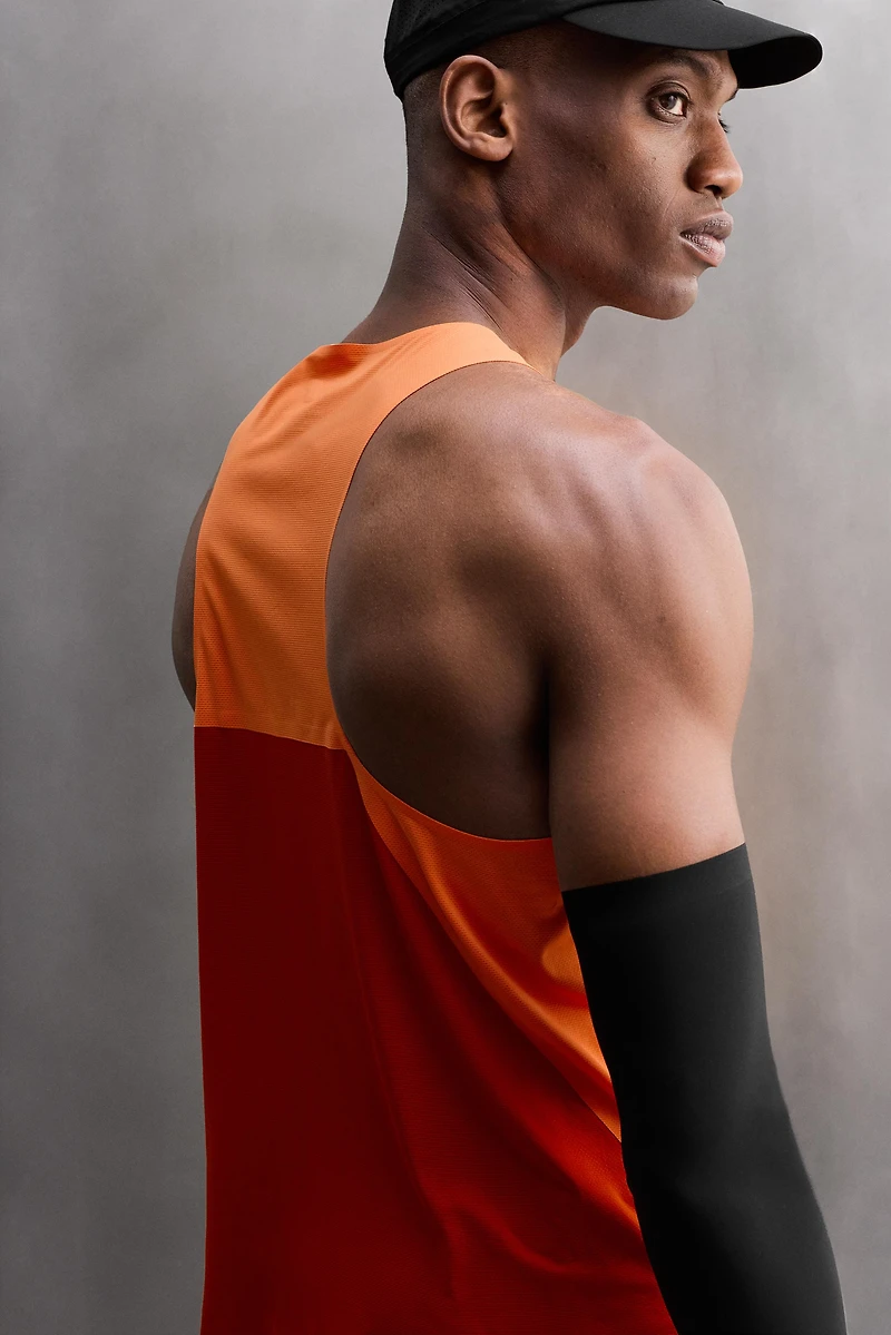 COLOR BLOCK TECHNICAL TANK TOP