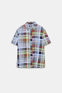 CHEMISE À CARREAUX MANCHES COURTES ZW COLLECTION