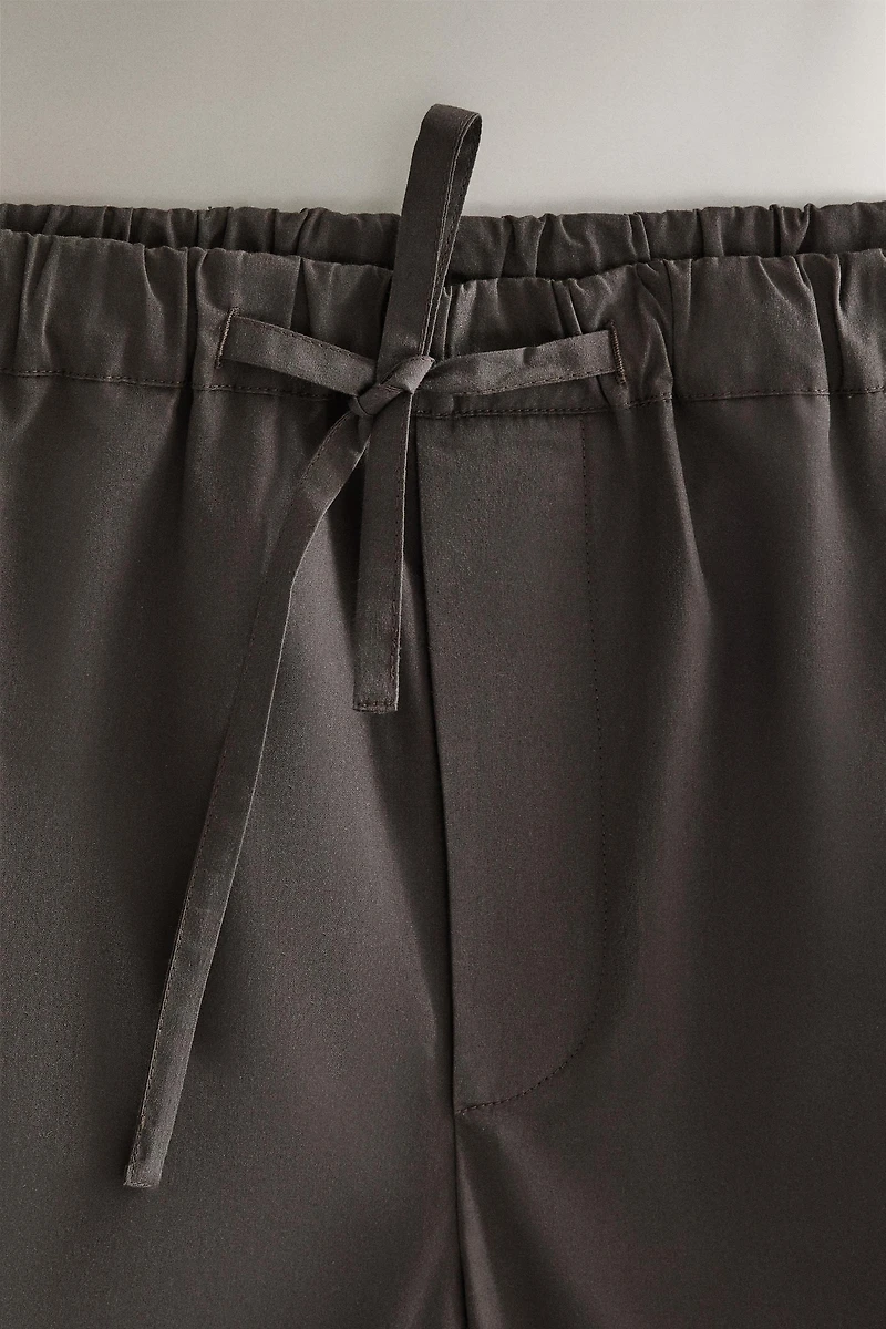 POPLIN PANTS