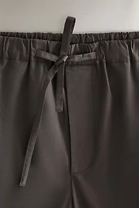POPLIN PANTS