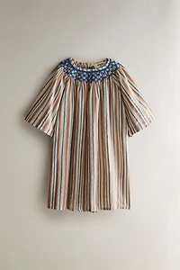 KIDS' STRIPED BEACH DRESS