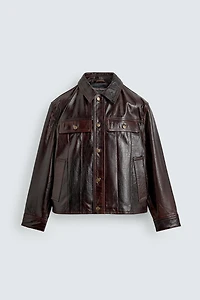WASHED LEATHER JACKET