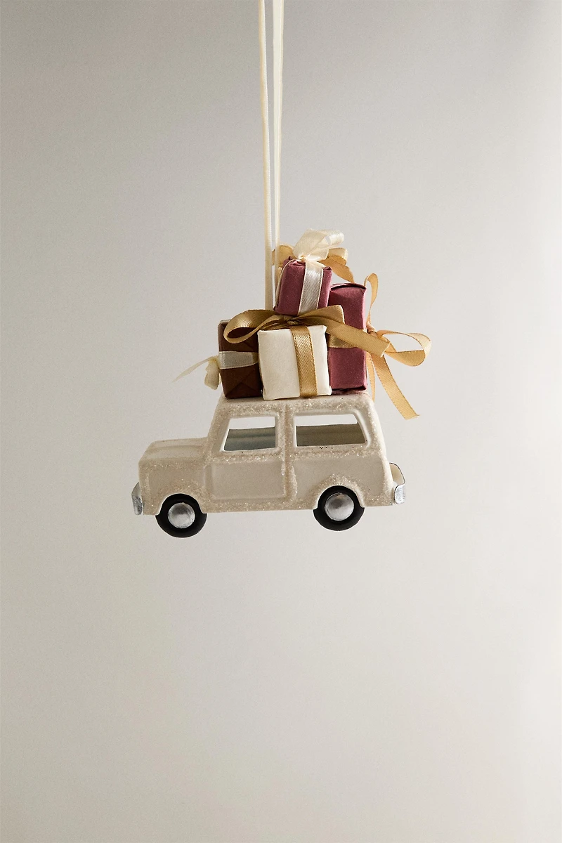 SHINY CAR CHRISTMAS TREE DECORATION