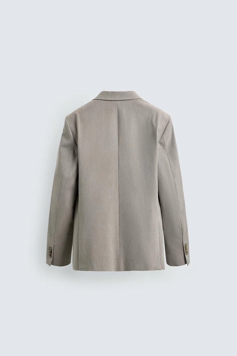 BLAZER REGULAR FIT COSTUME STRUCTURÉ