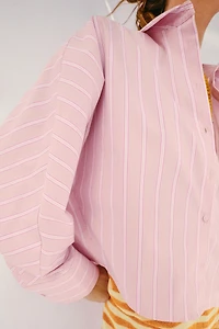 WIDE ARMHOLE STRIPED SHIRT