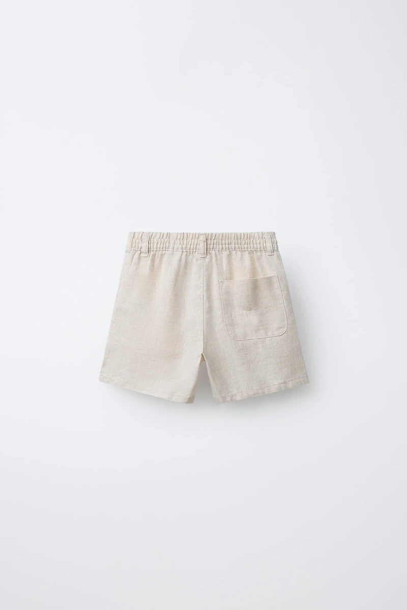 SHORT 100% LIN