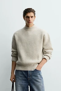 WOOL BLEND TEXTURED JUMPER