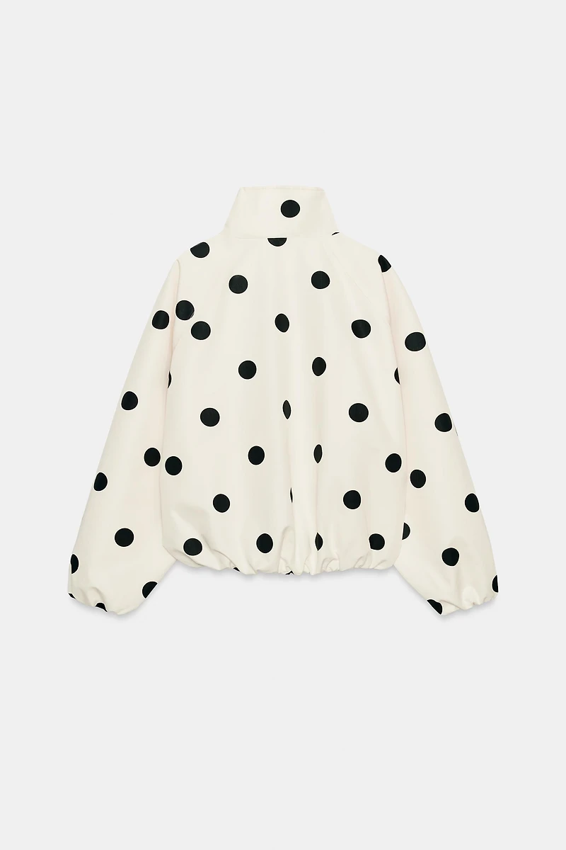 POLKA DOT BOMBER JACKET