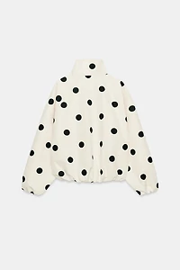POLKA DOT BOMBER JACKET