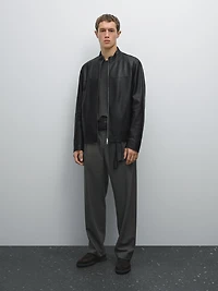 Nappa sheepskin jacket