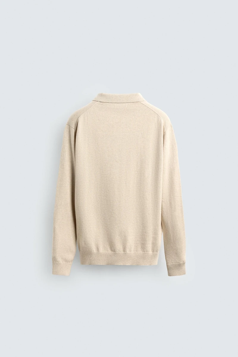 POLO EN MAILLE STRUCTURÉE